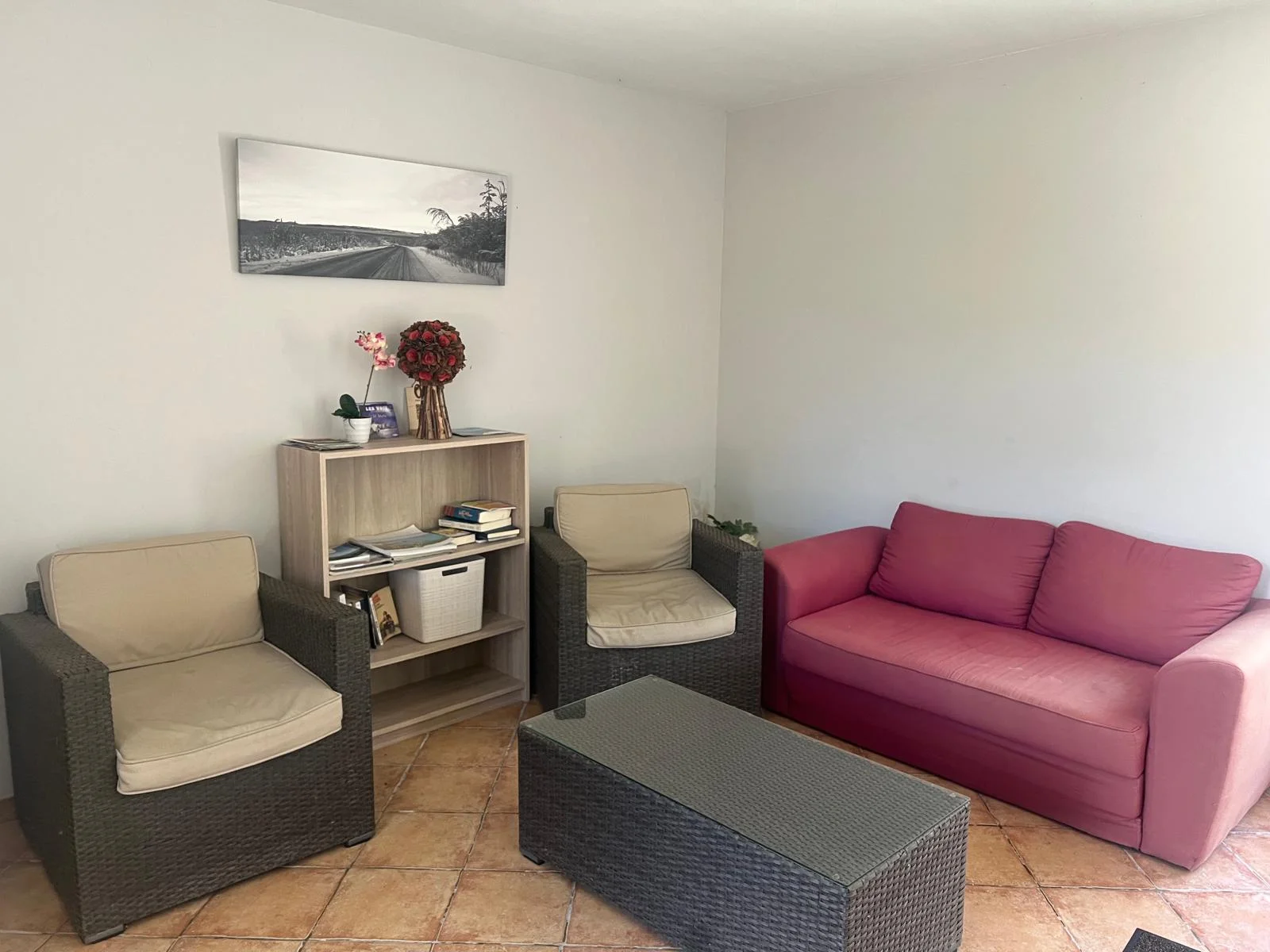 Chambre avec salon de la maison d'hôtes Le Paradis à Zicavo en Corse